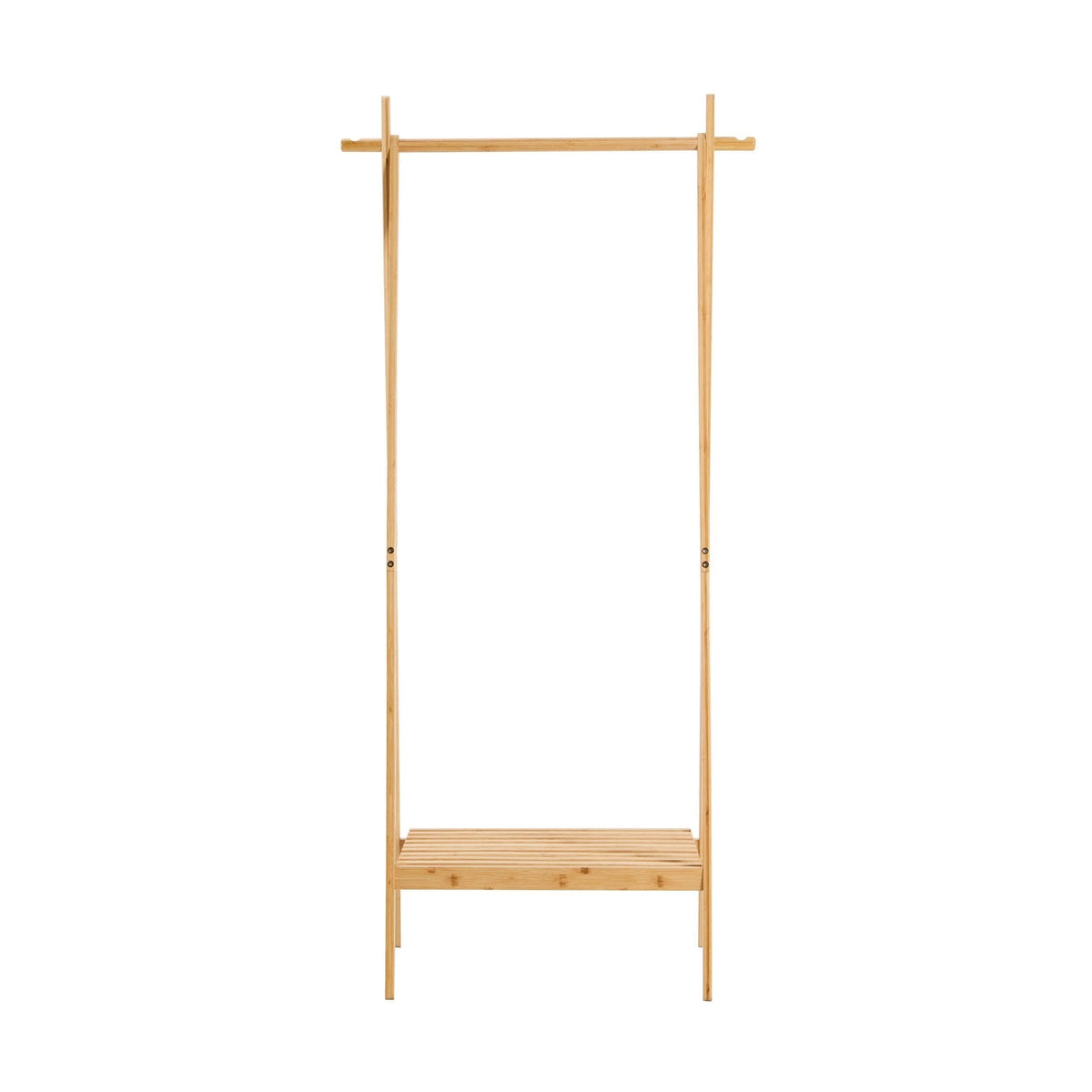 Portant à Vêtements en Bambou - Bois Clair