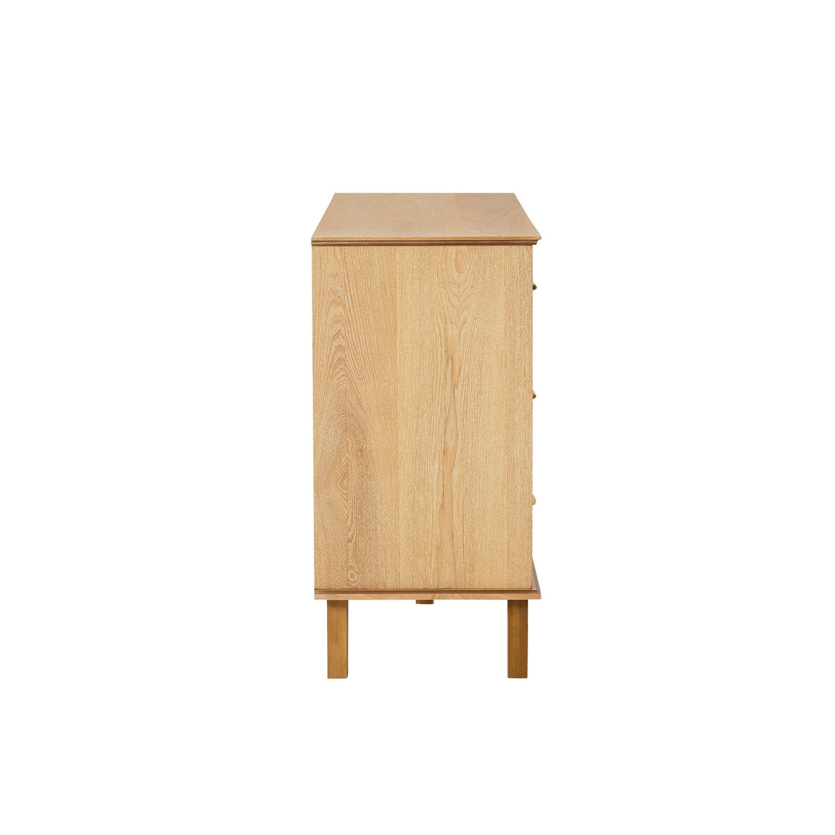 Commode concave à 6 tiroirs - Bois clair