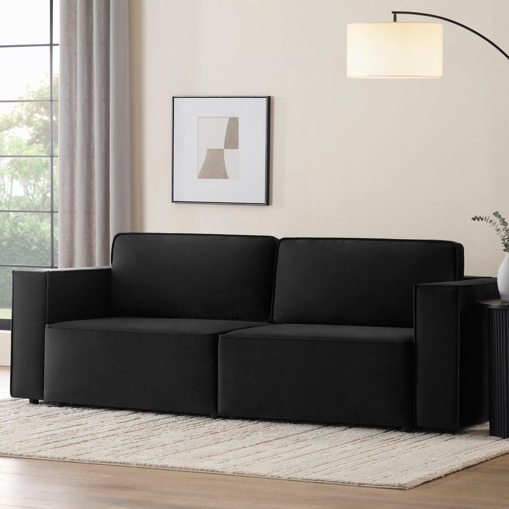Canapé convertible - Noir graphite