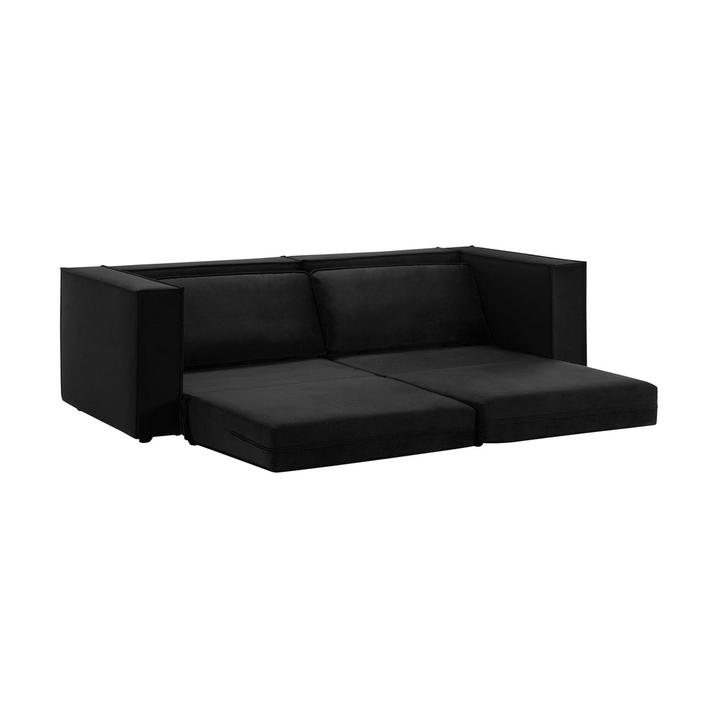 Canapé convertible - Noir graphite