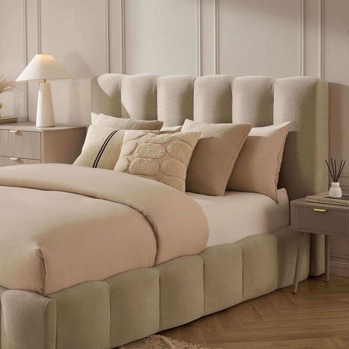 Lit coffre - Chenille avoine