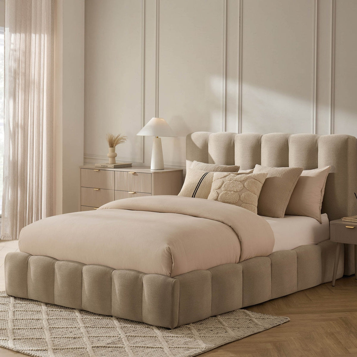 Lit coffre - Chenille avoine