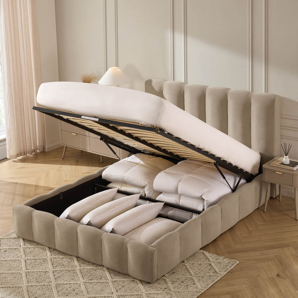 Lit coffre - Chenille avoine