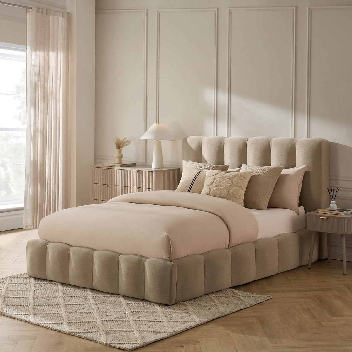 Lit coffre - Chenille avoine
