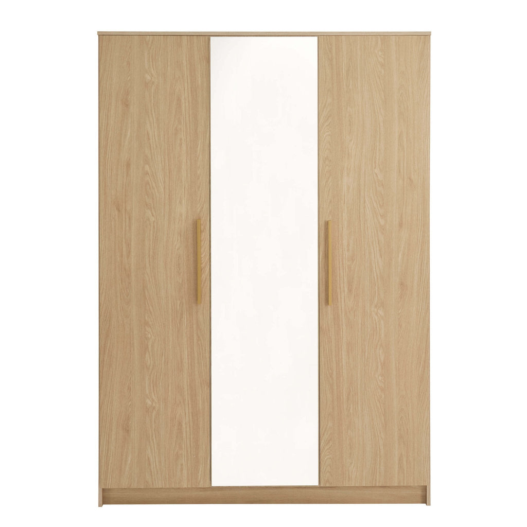 Armoire 3 portes - Bois clair