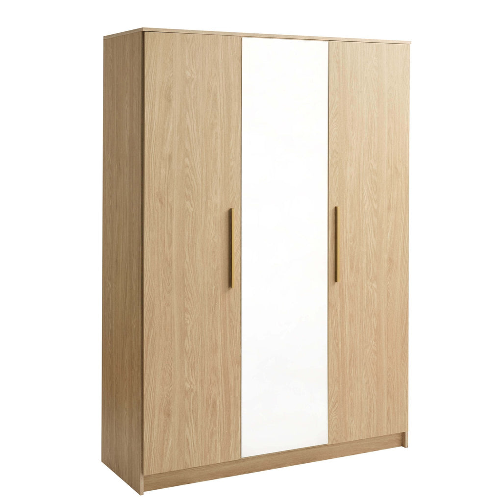 Armoire 3 portes - Bois clair