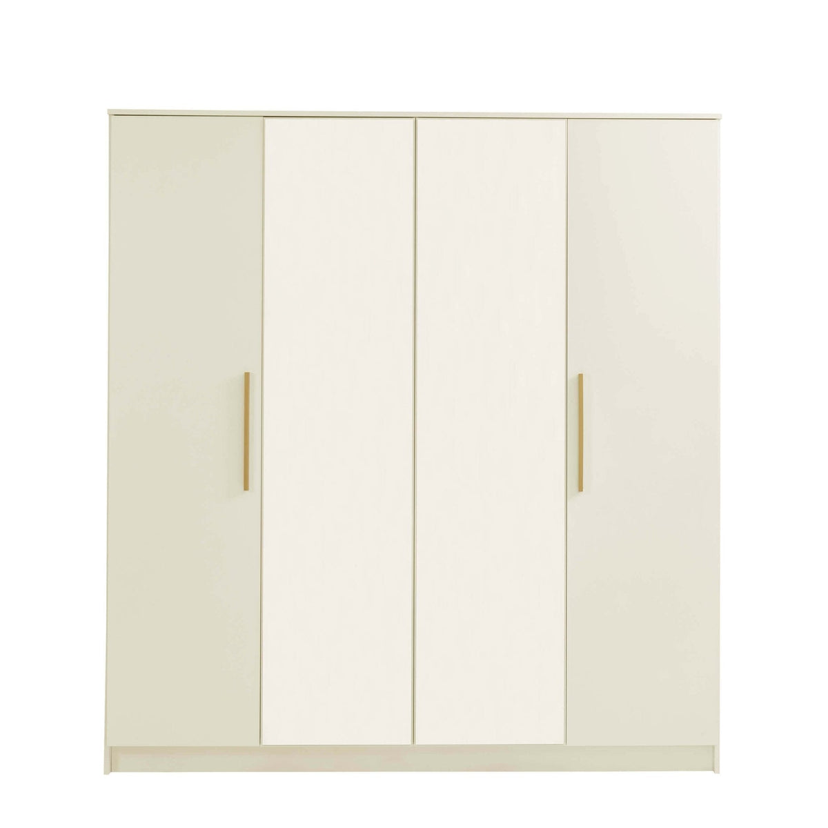 Armoire 4 portes - Crème