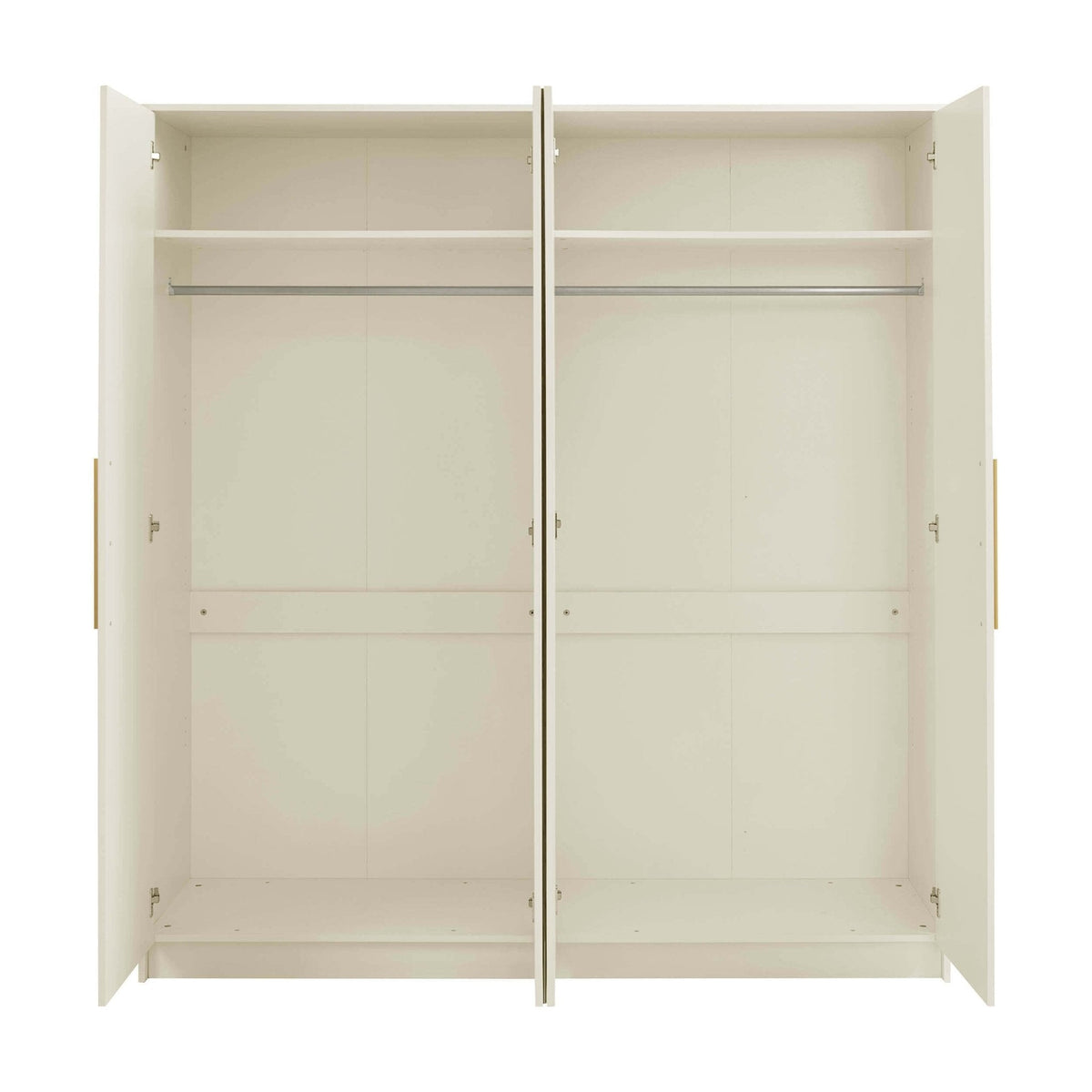 Armoire 4 portes - Crème