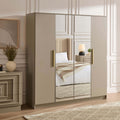 Armoire 4 portes - Taupe