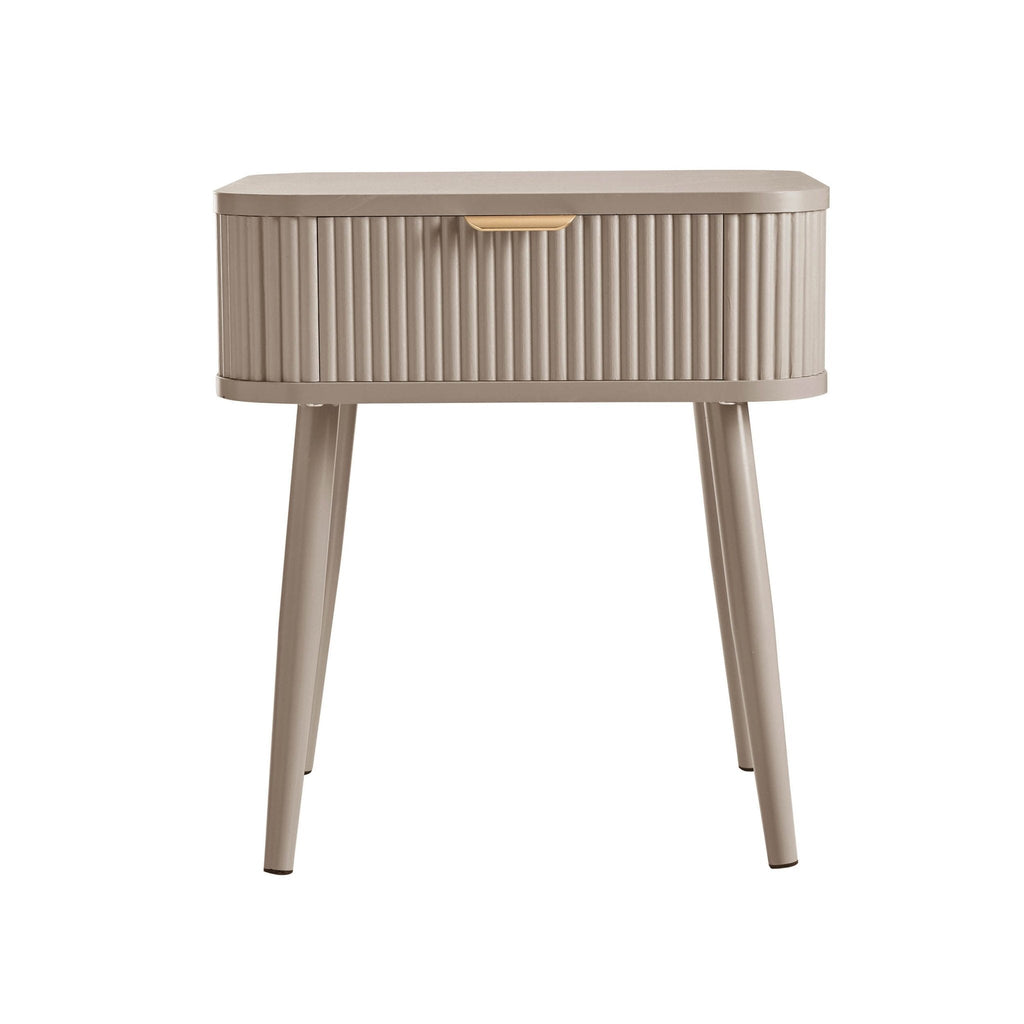 Table de chevet 1 tiroir - Taupe