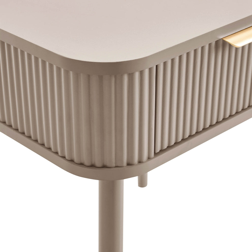 Table de chevet 1 tiroir - Taupe
