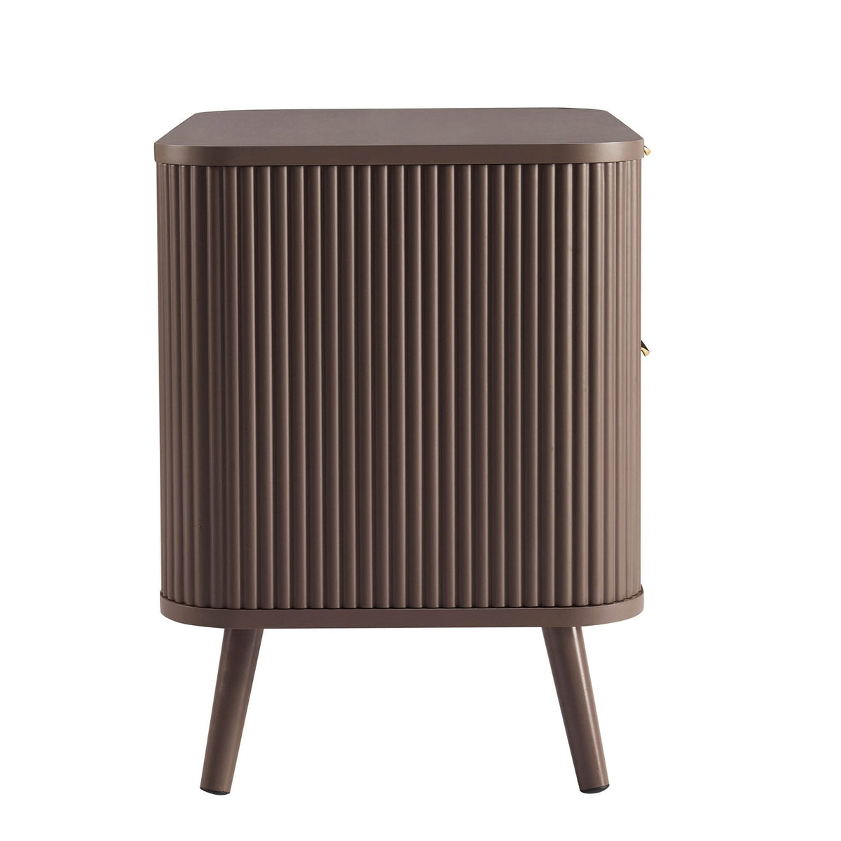 Table de chevet 2 tiroirs - Mocha