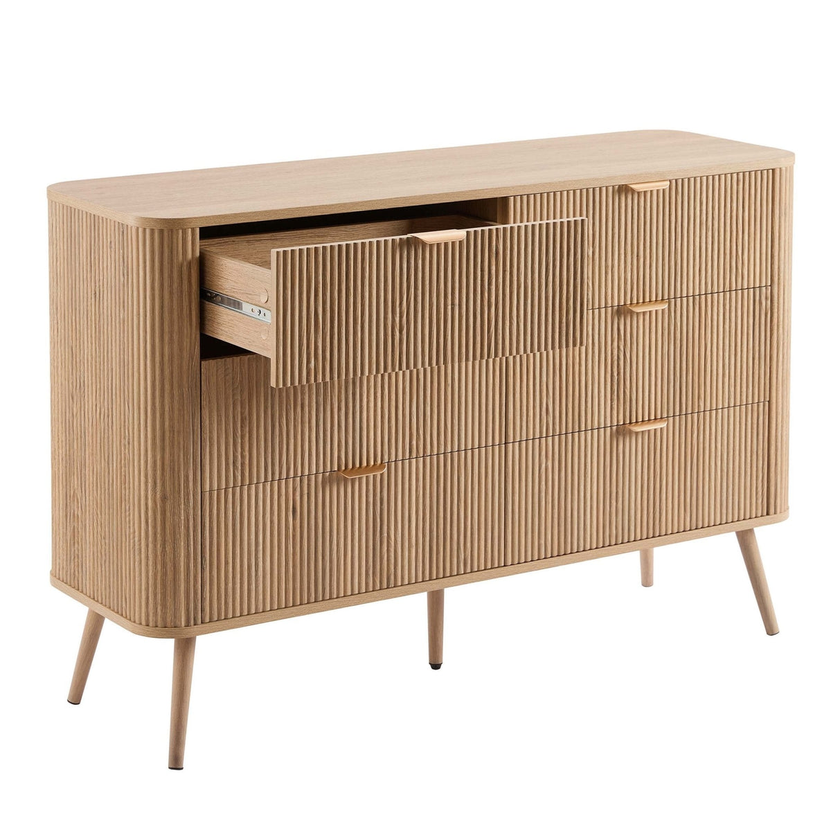 Commode à 6 tiroirs – Bois clair