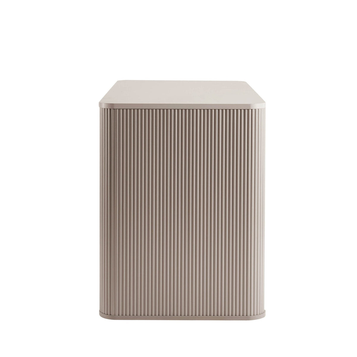 Grande coiffeuse avec tiroirs - Taupe