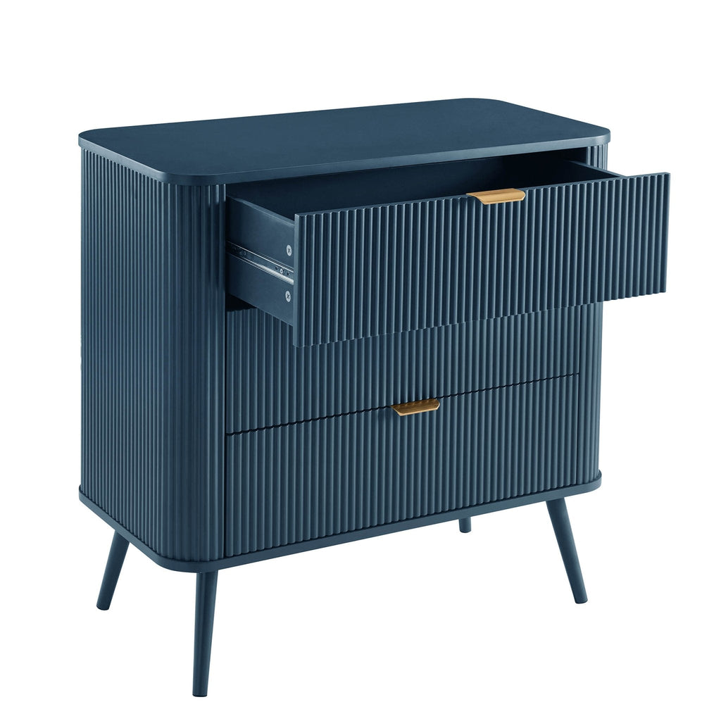Petite commode à 3 tiroirs - Sarcelle