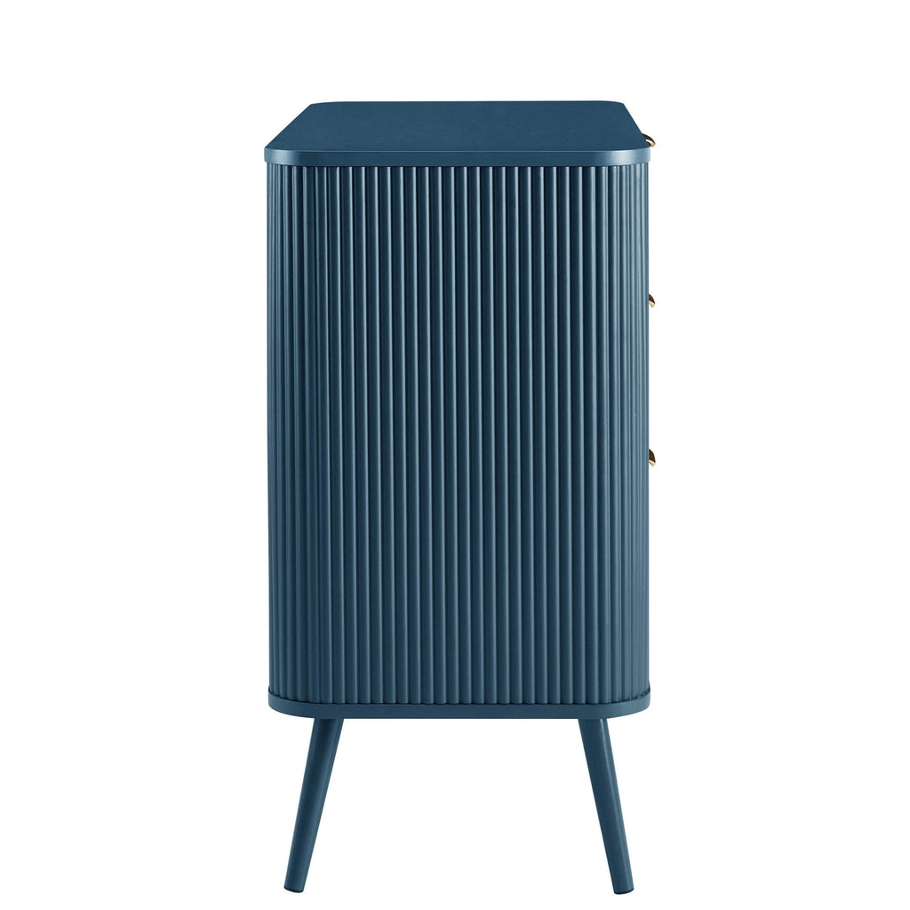 Petite commode à 3 tiroirs - Sarcelle