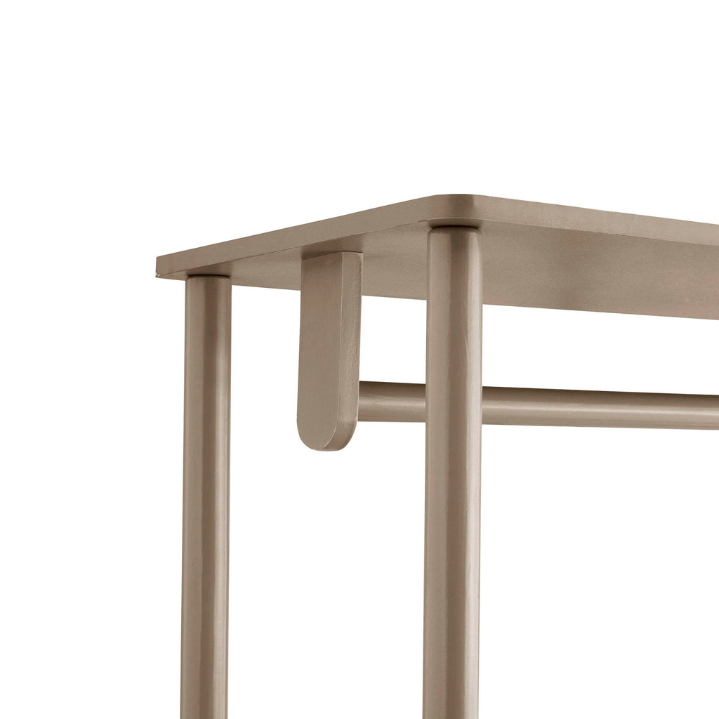 Portant à vêtements avec tiroirs - Taupe