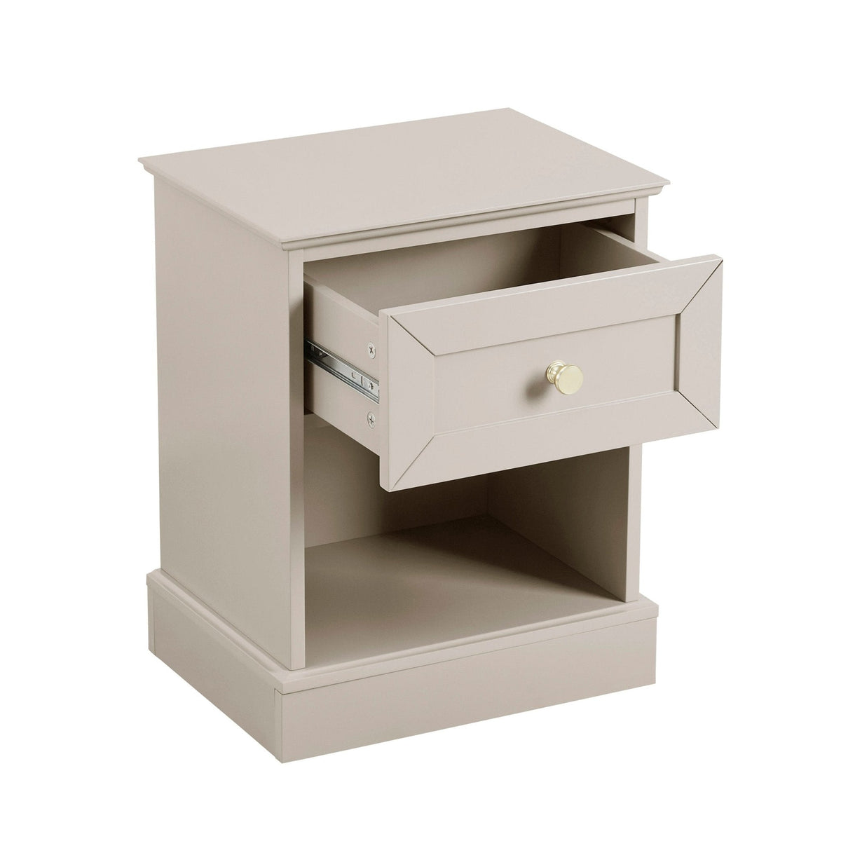 Table de chevet 1 tiroir - Taupe