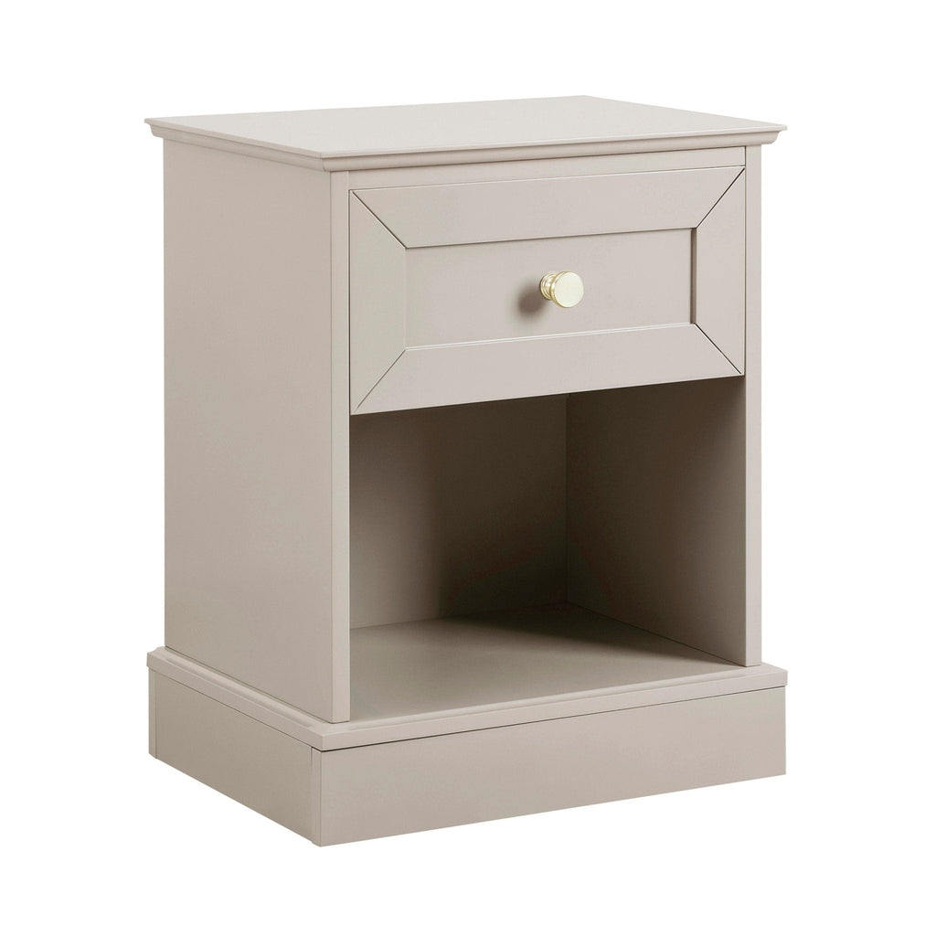 Table de chevet 1 tiroir - Taupe