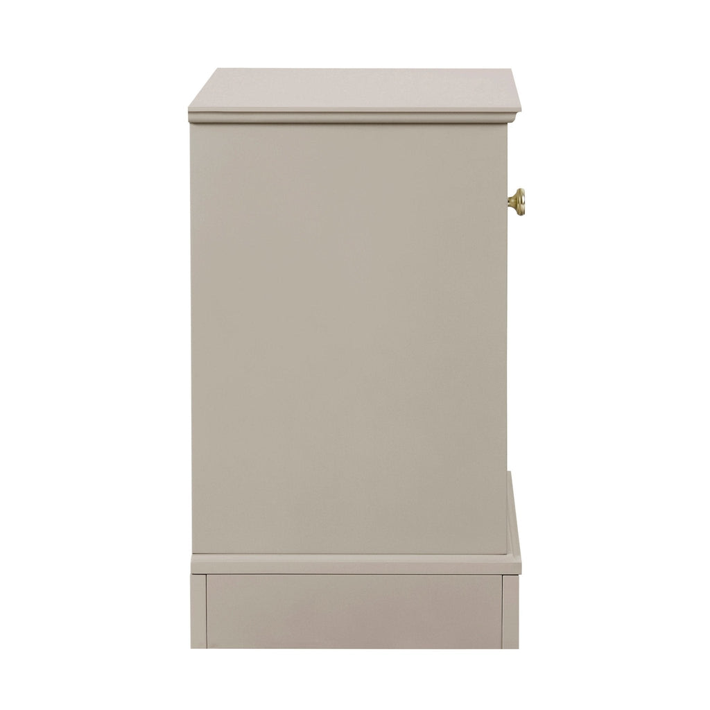 Table de chevet 1 tiroir - Taupe
