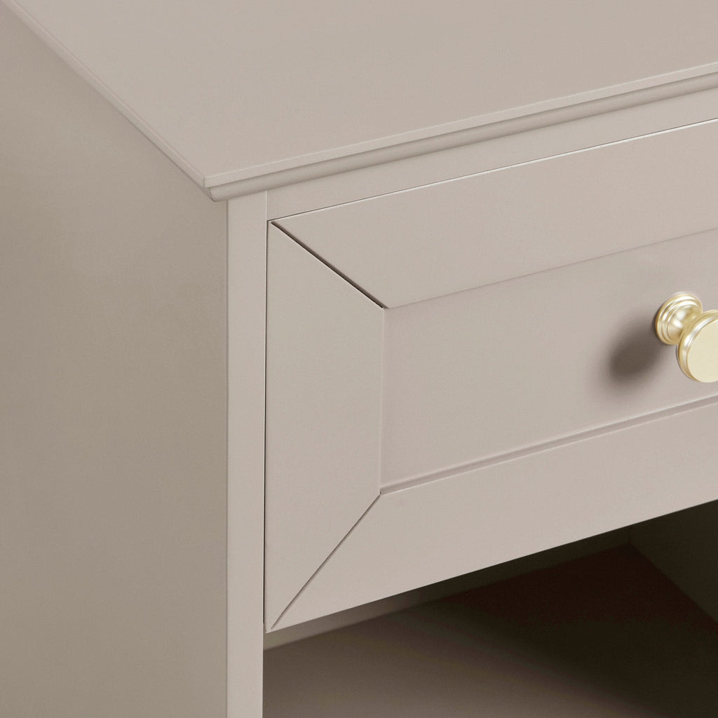 Table de chevet 1 tiroir - Taupe