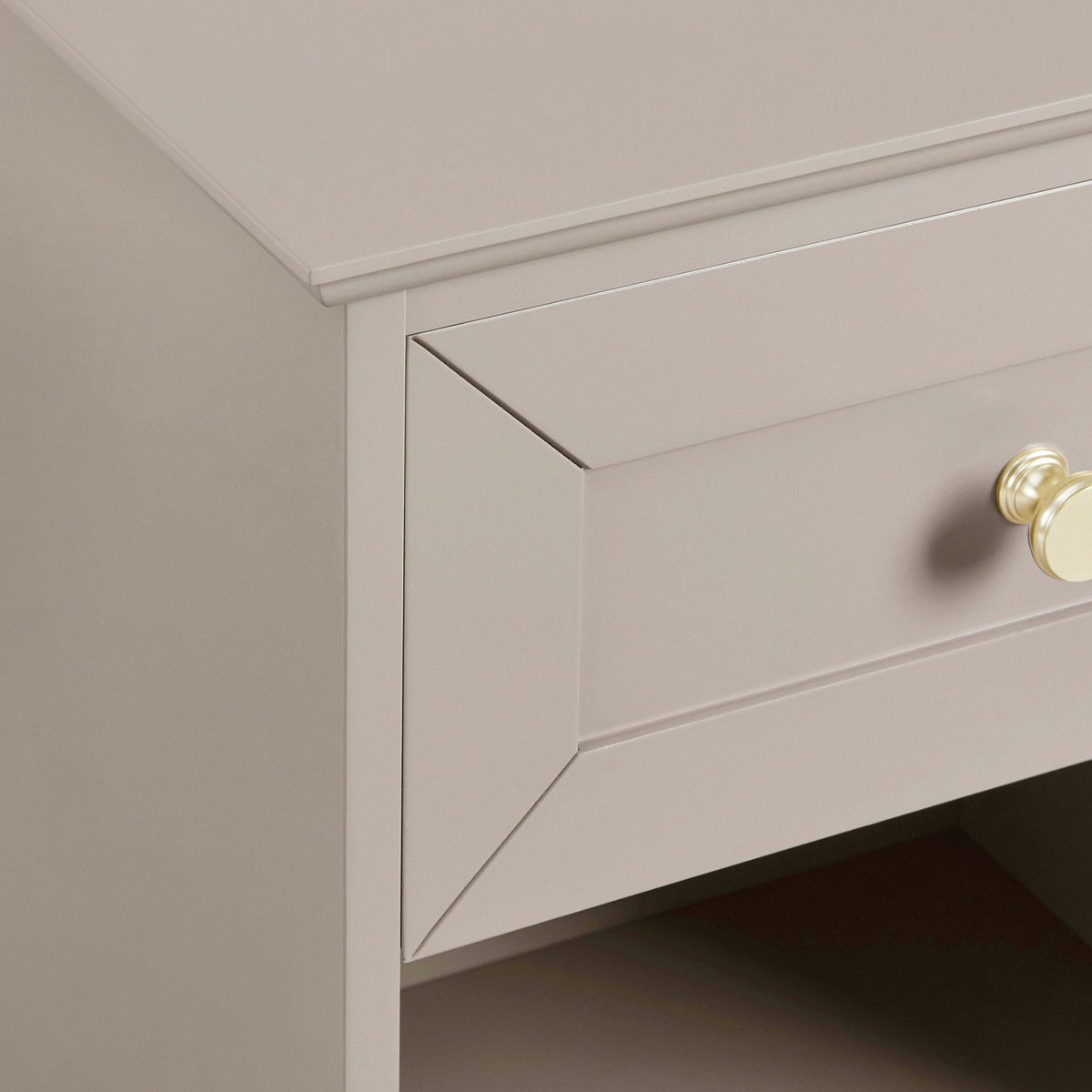 Table de chevet 1 tiroir - Taupe