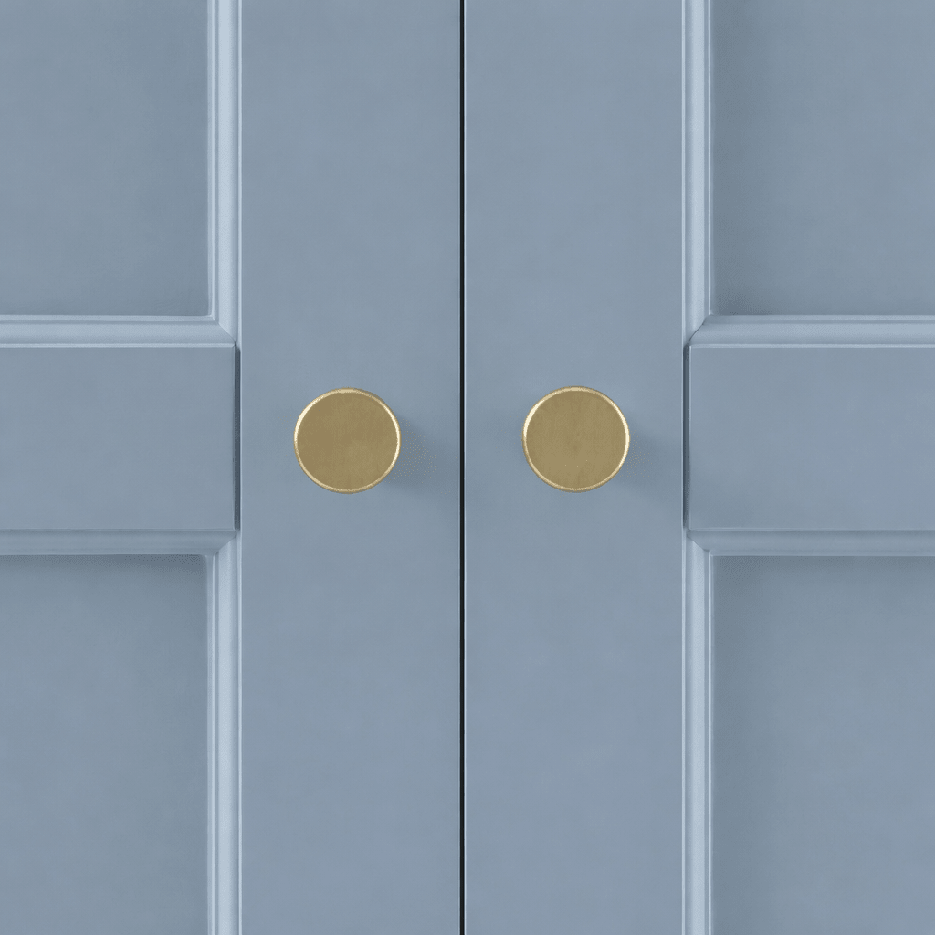 Armoire 2 portes avec tiroir - Bleu ciel