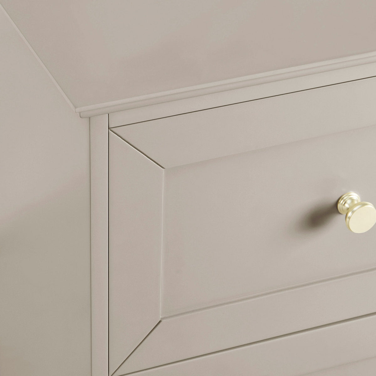 Table de chevet 2 tiroirs - Taupe