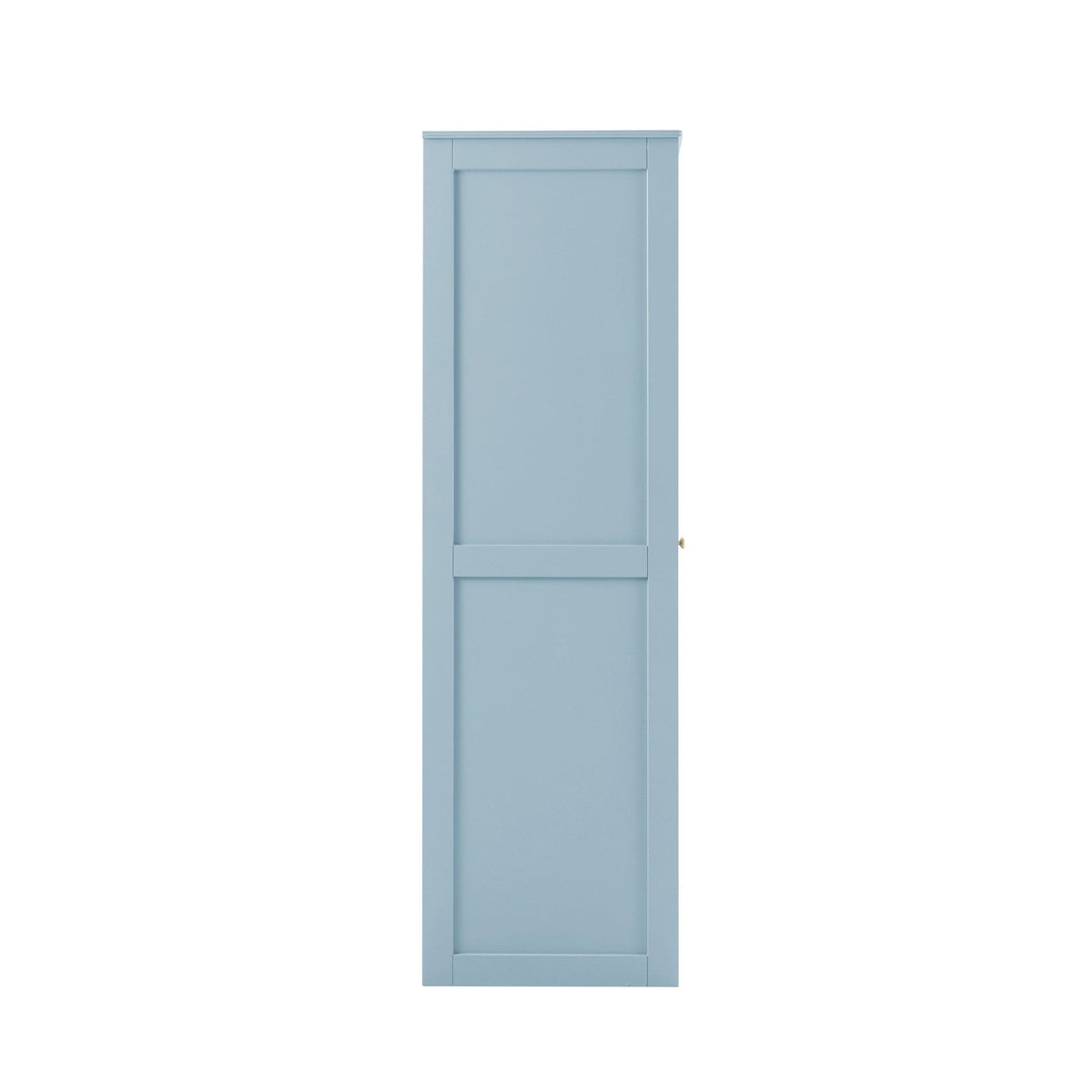 Armoire 3 portes avec tiroirs - Bleu ciel