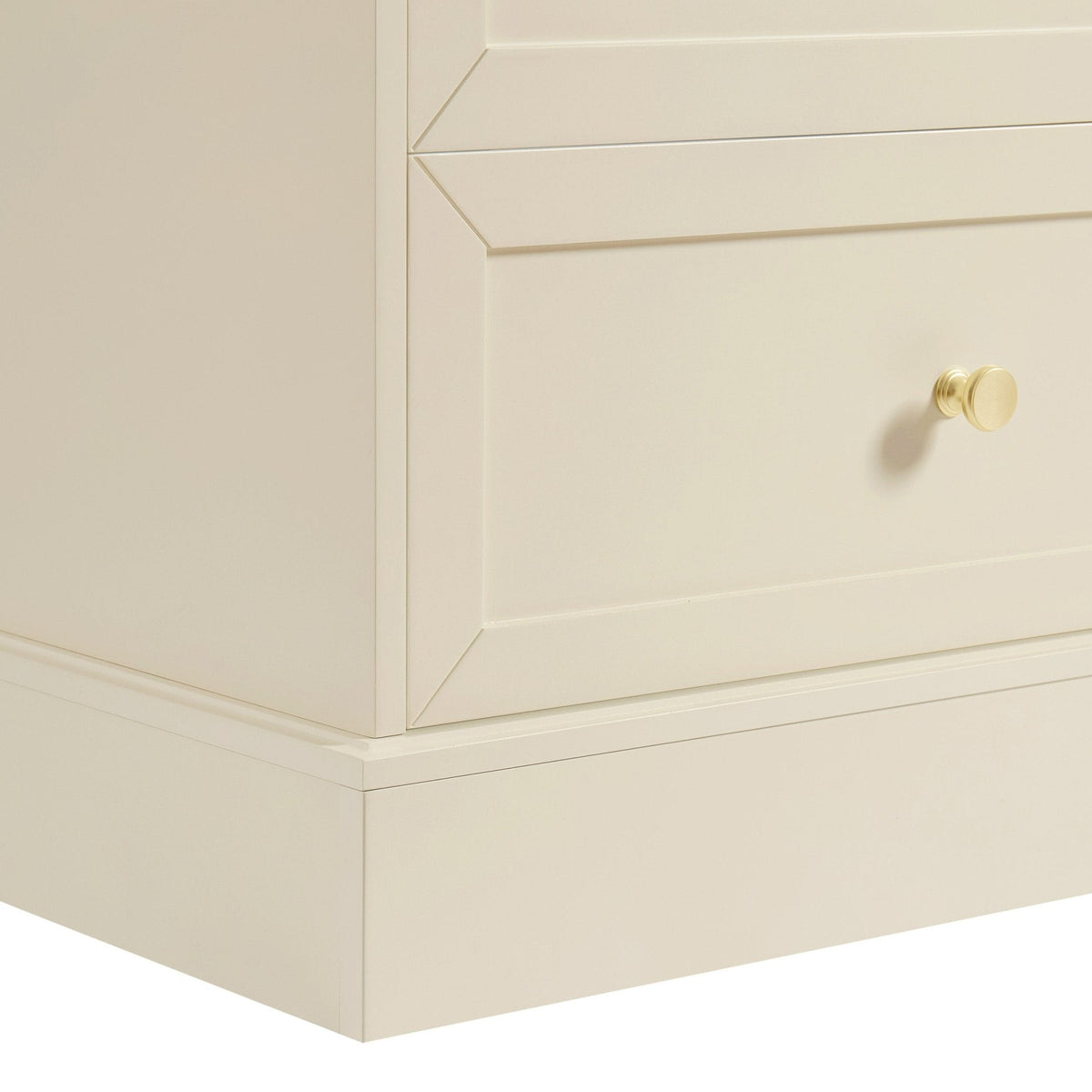 Commode 6 tiroirs - Crème