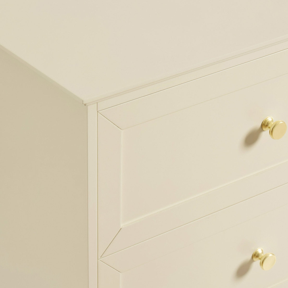 Commode 6 tiroirs - Crème