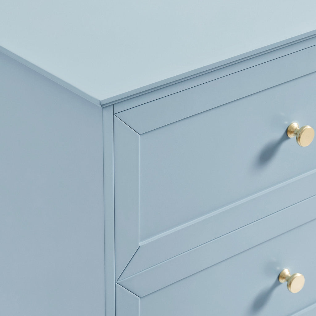 Commode à 6 tiroirs - Bleu ciel