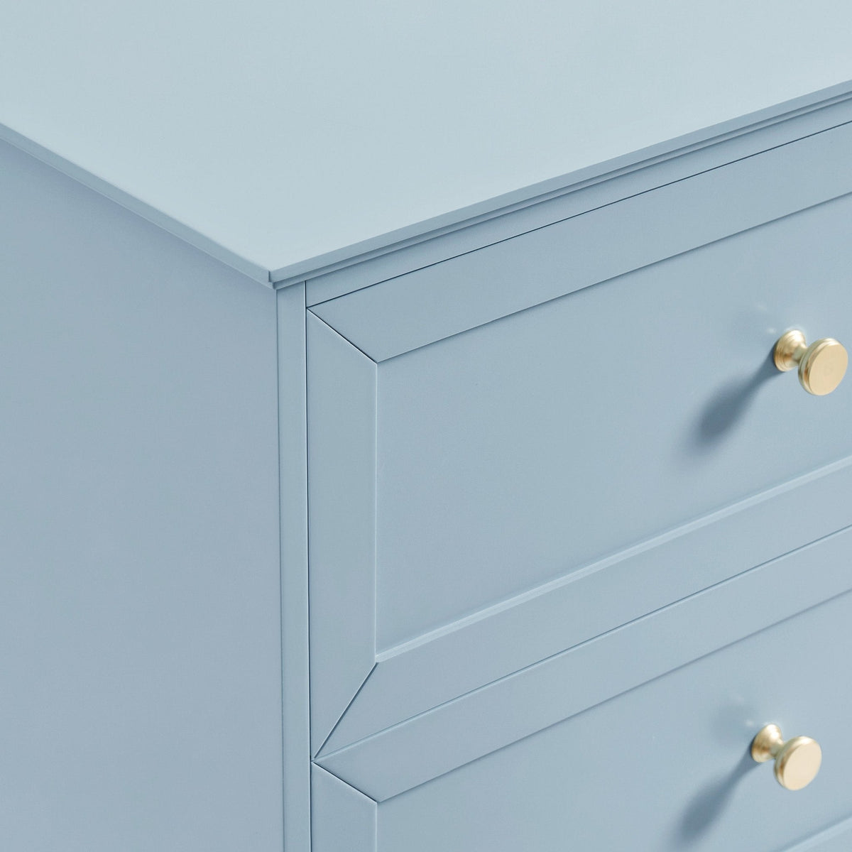 Commode à 6 tiroirs - Bleu ciel
