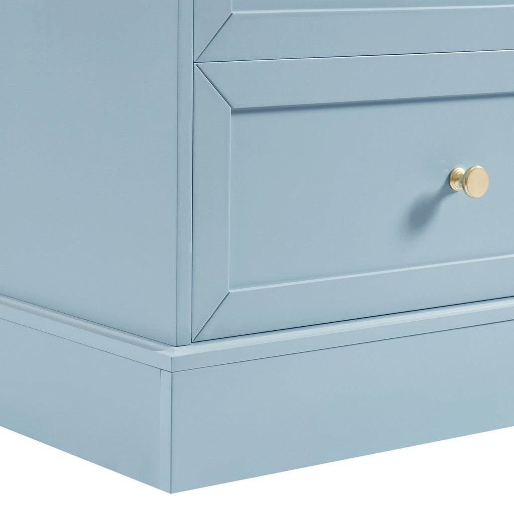 Commode à 6 tiroirs - Bleu ciel