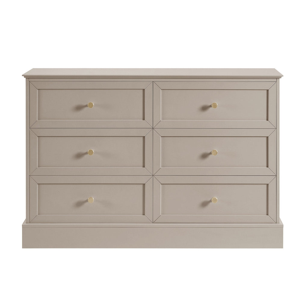 Commode 6 tiroirs - Taupe