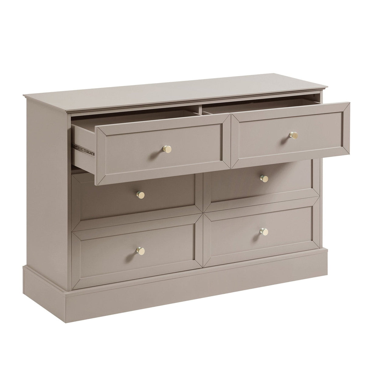 Commode 6 tiroirs - Taupe