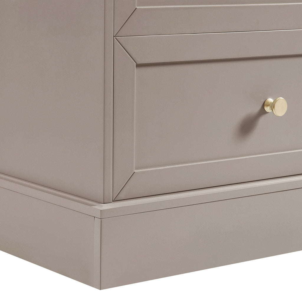 Commode 6 tiroirs - Taupe