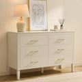 Commode 6 tiroirs - Crème